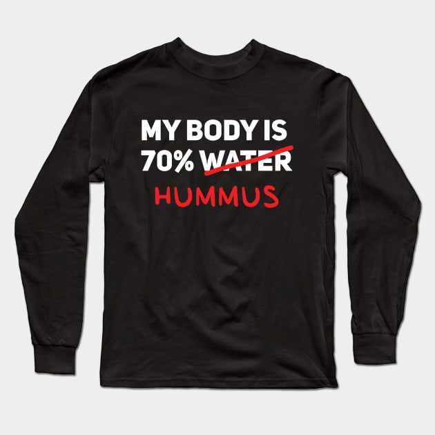 hummus Long Sleeve T-Shirt by PrintHub